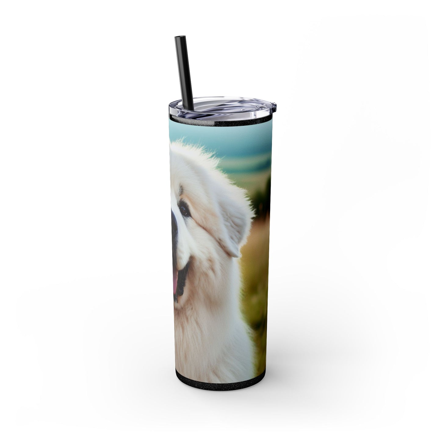 Great Pyrenees Tumbler with Straw, 20oz