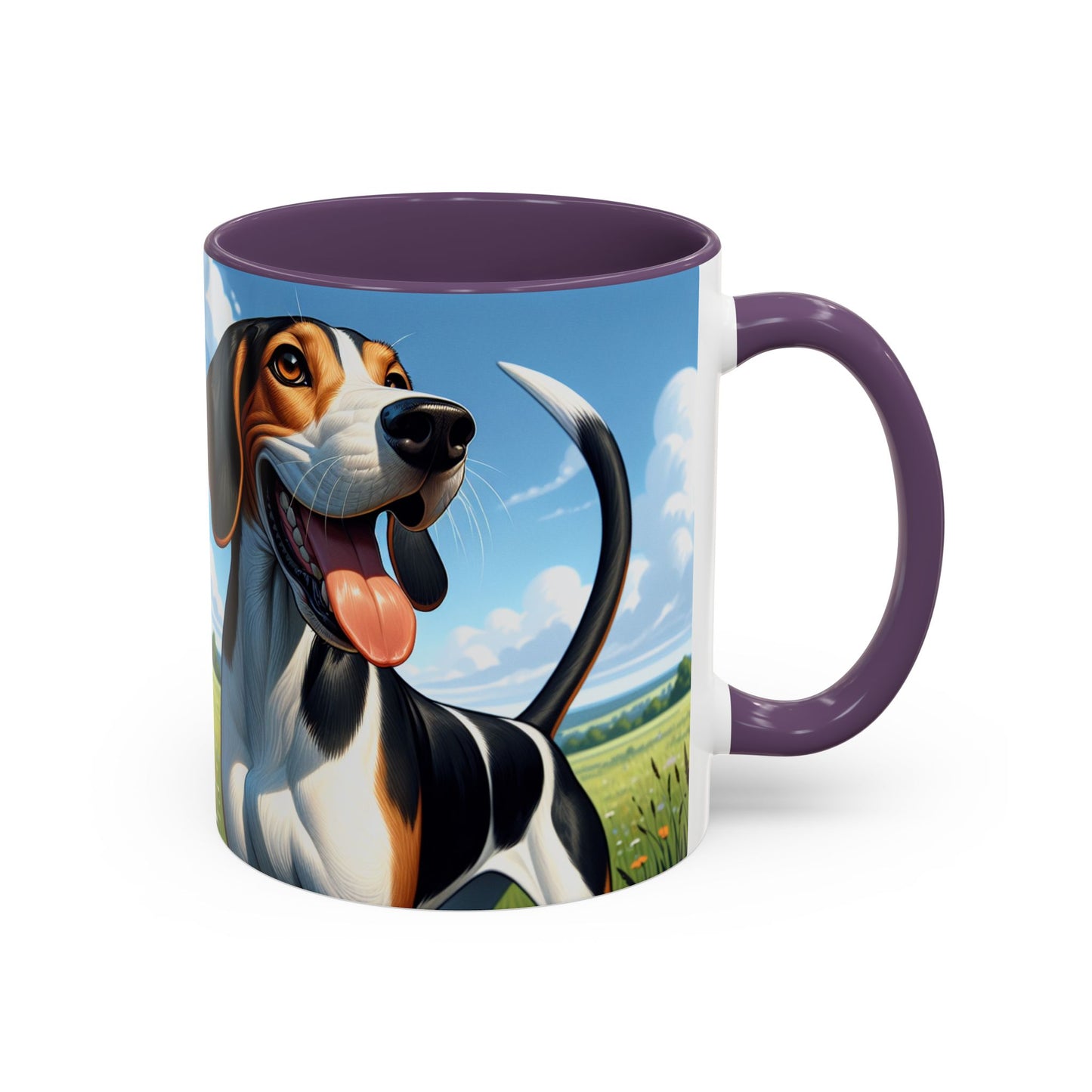 Treeing Walker Coonhound Accent Coffee Mug - Perfect Gift for Dog Lovers