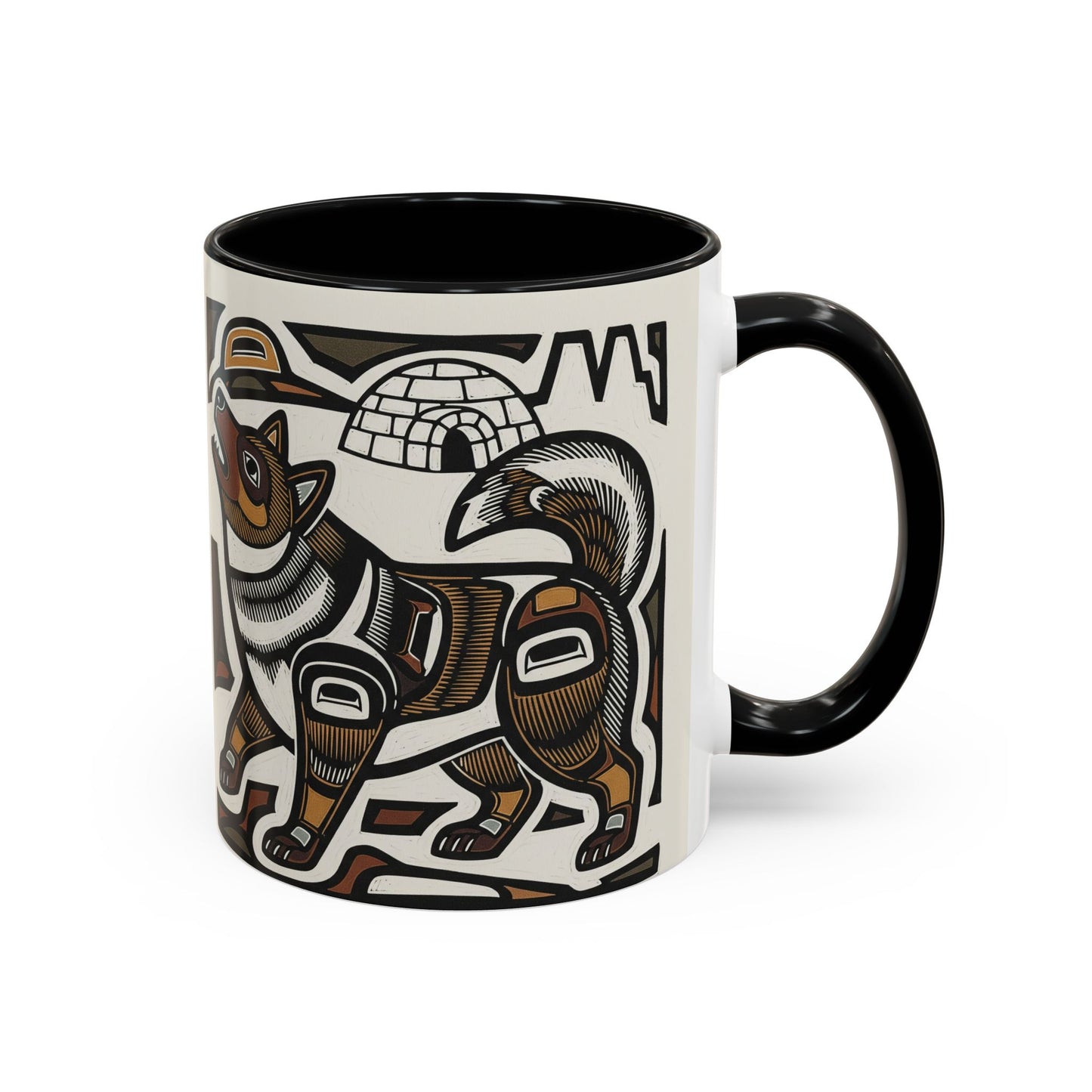 Canadian Eskimo Dog Accent Coffee Mug - Perfect Gift for Dog Lovers