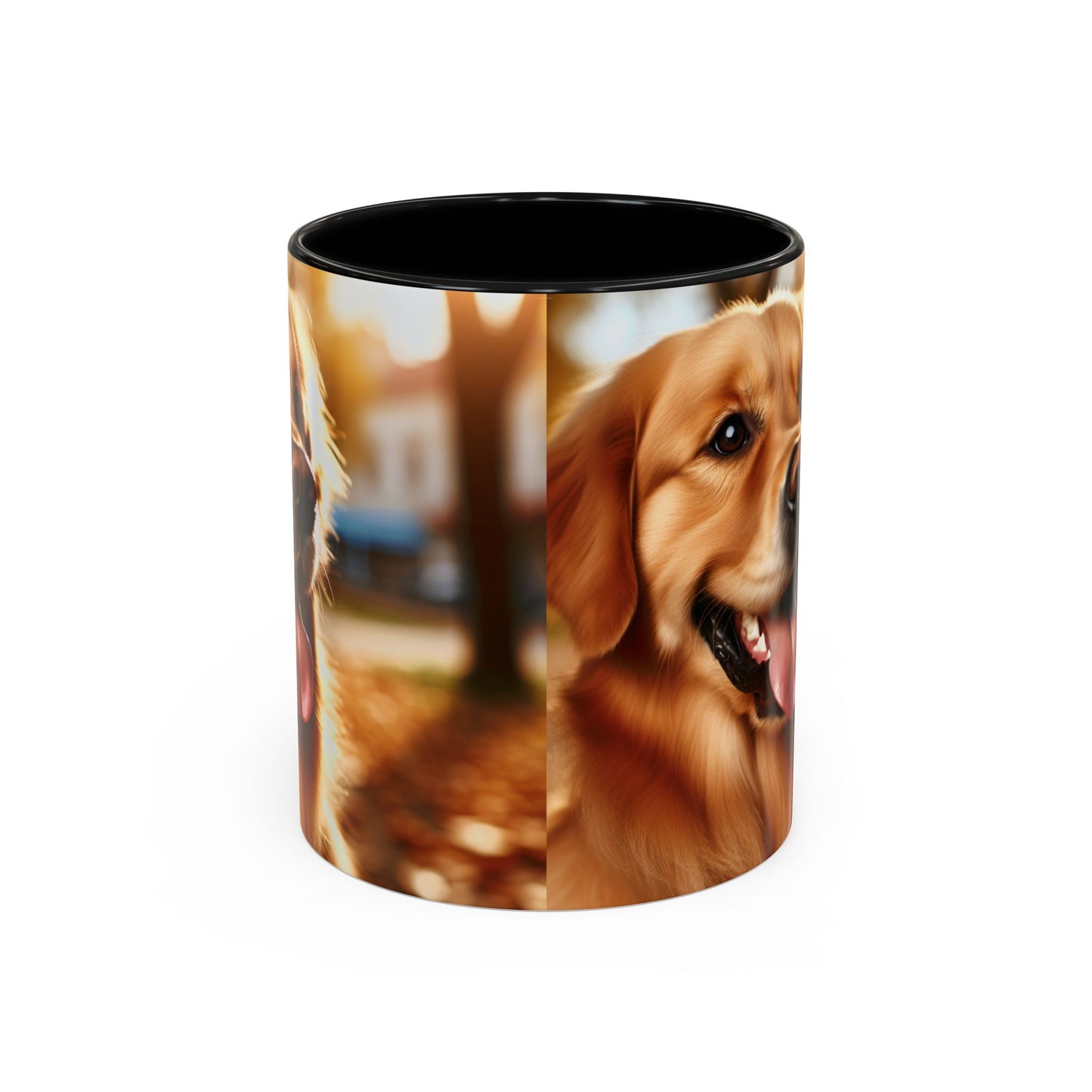 Golden Retriever Accent Coffee Mug - Perfect Gift for Dog Lovers
