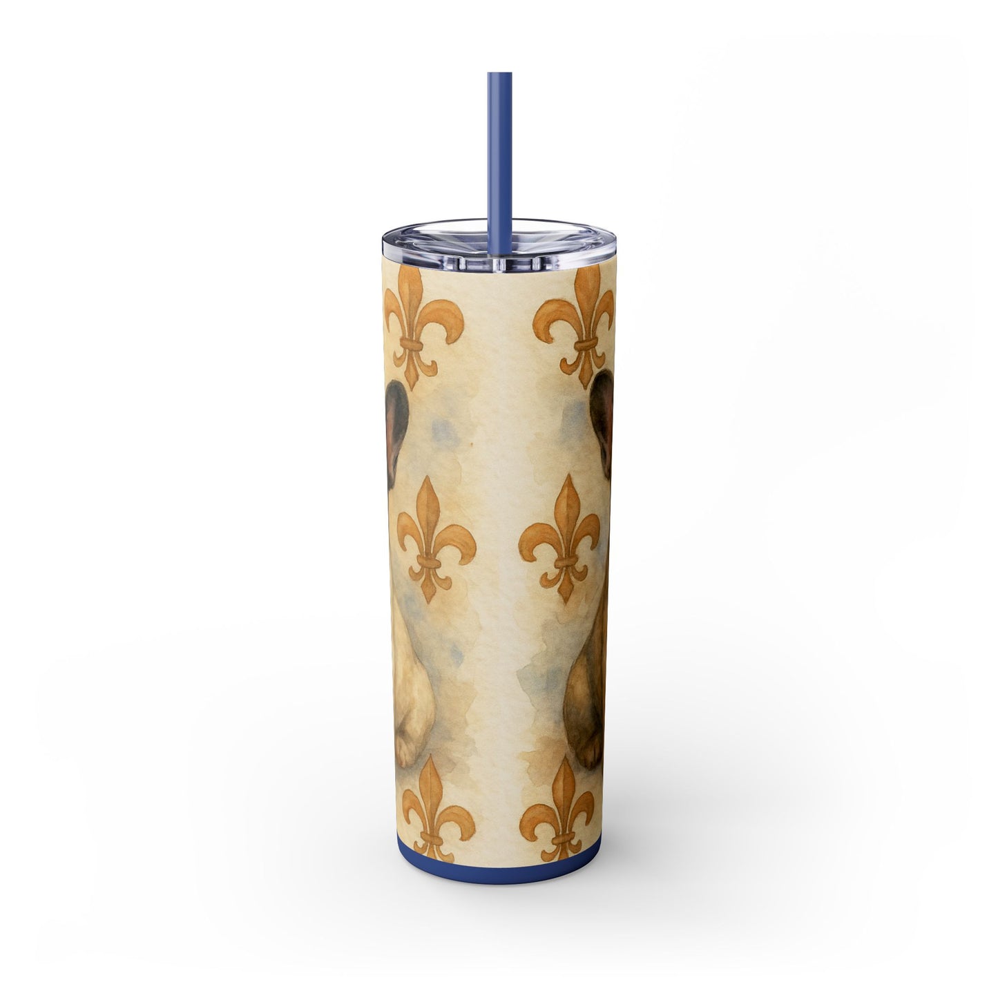 French Bulldog puppies Tumbler with Straw, 20oz