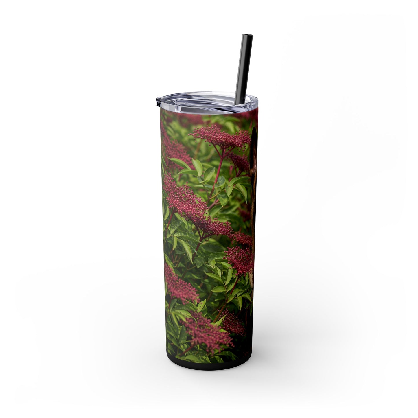 Belgian Shepherd Dog Malinois Tumbler with Straw, 20oz