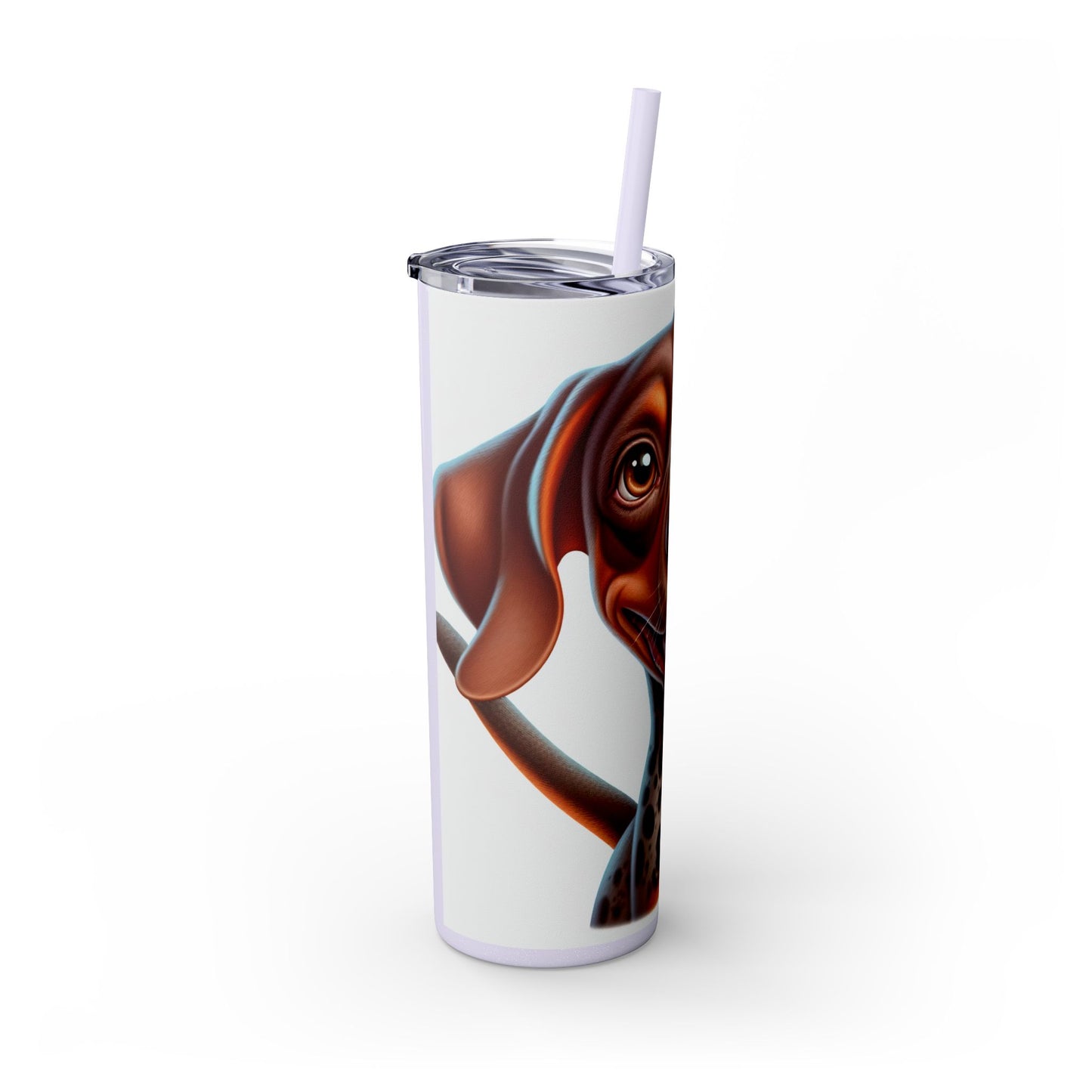 Braque du Bourbonnais Tumbler with Straw, 20oz