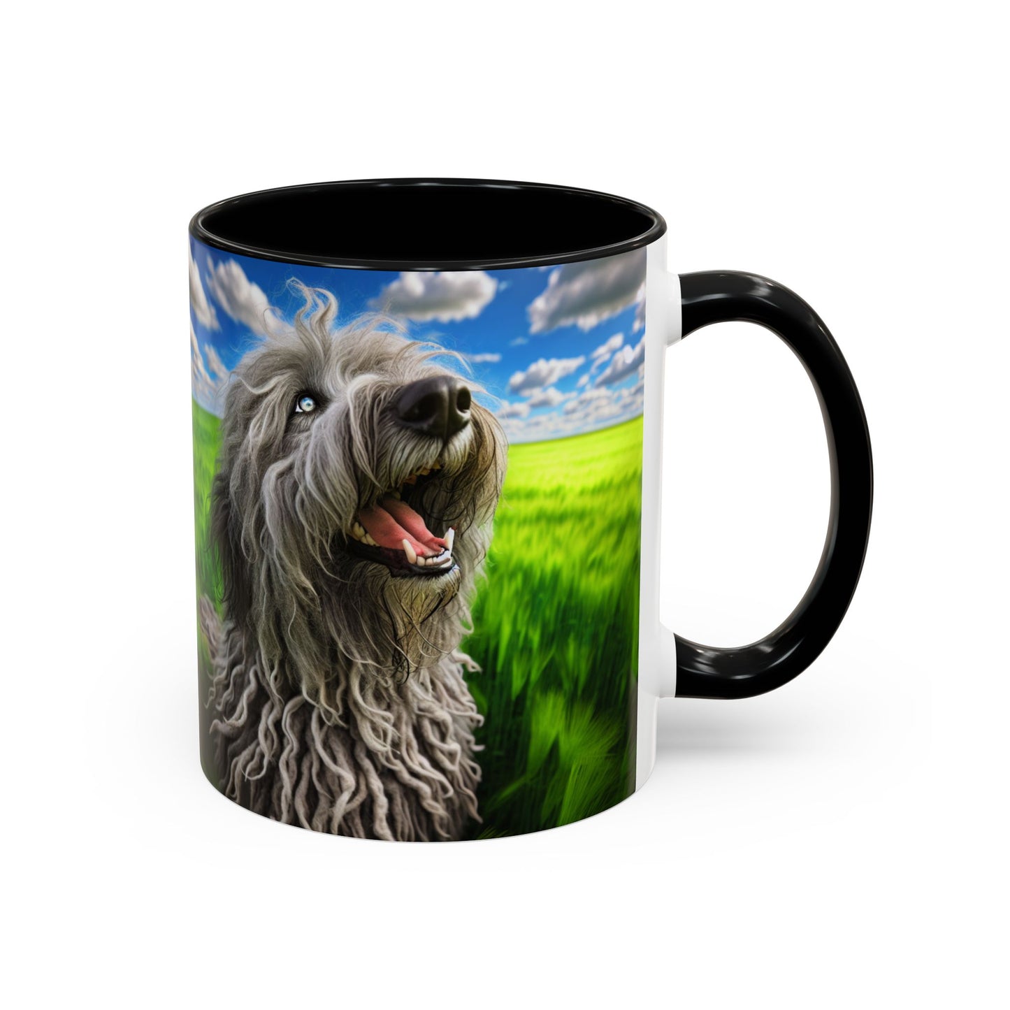 Bergamasco Shepherd Dog Accent Coffee Mug - Perfect Gift for Dog Lovers