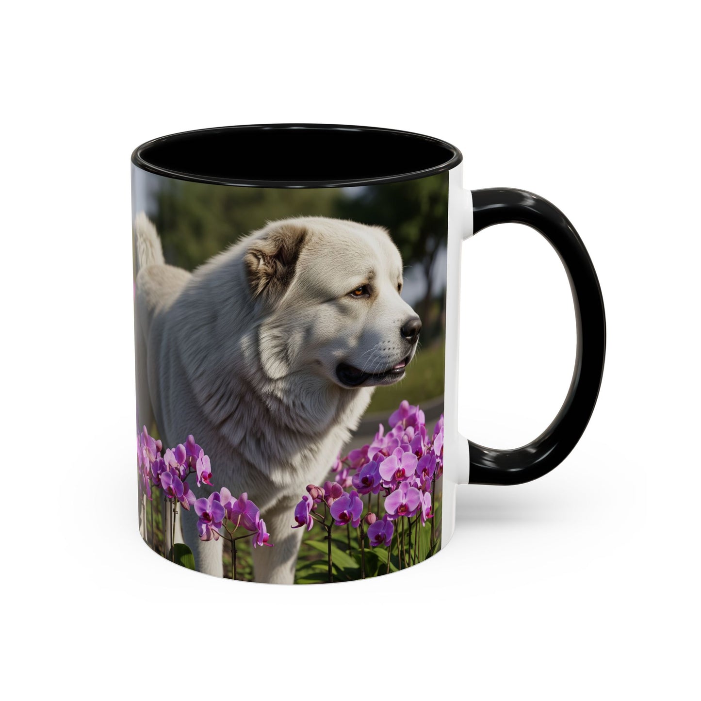Caucasian Shepherd Dog Accent Coffee Mug - Perfect Gift for Dog Lovers