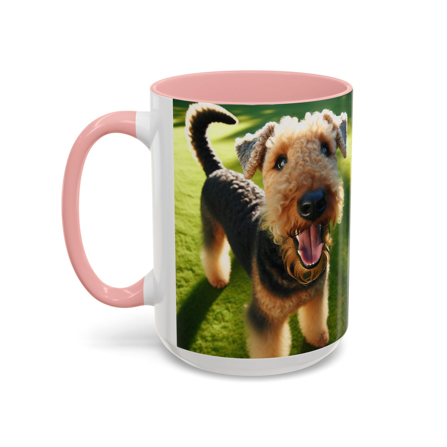 Airedale Terrier Accent Coffee Mug - Perfect Gift for Dog Lovers