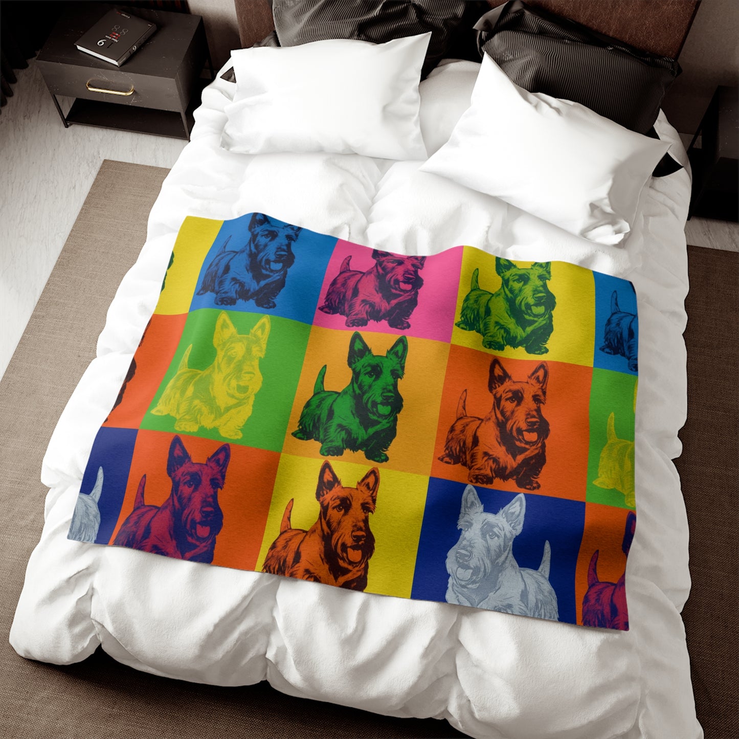Scottish Terrier Sweatshirt Blanket