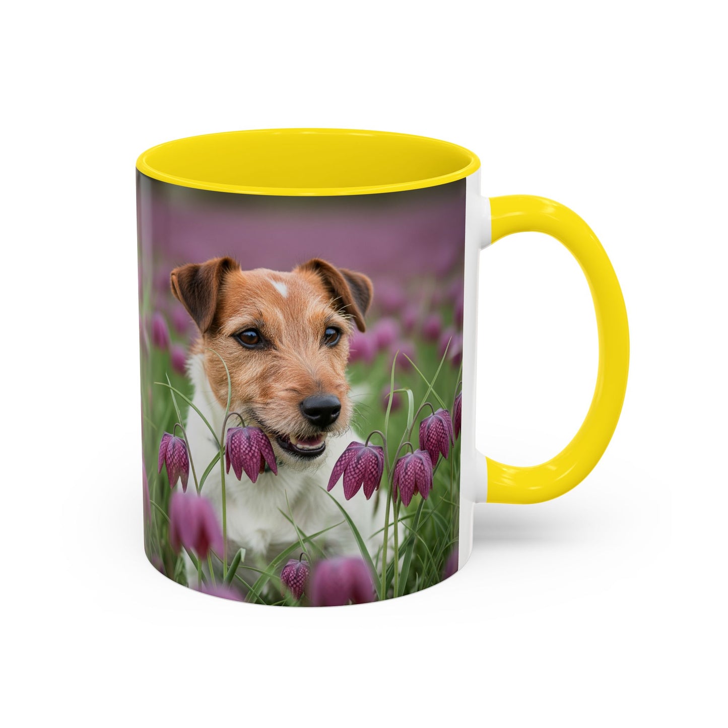 Russell Terrier Accent Coffee Mug - Perfect Gift for Dog Lovers