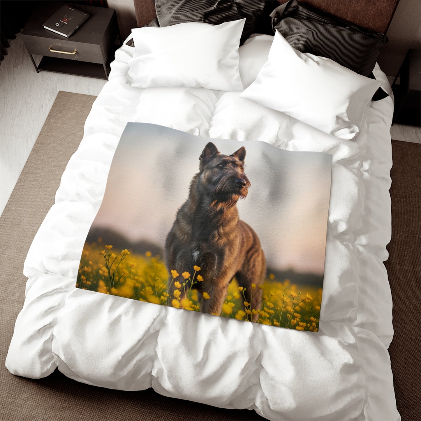 Bouvier des Flandres Sweatshirt Blanket