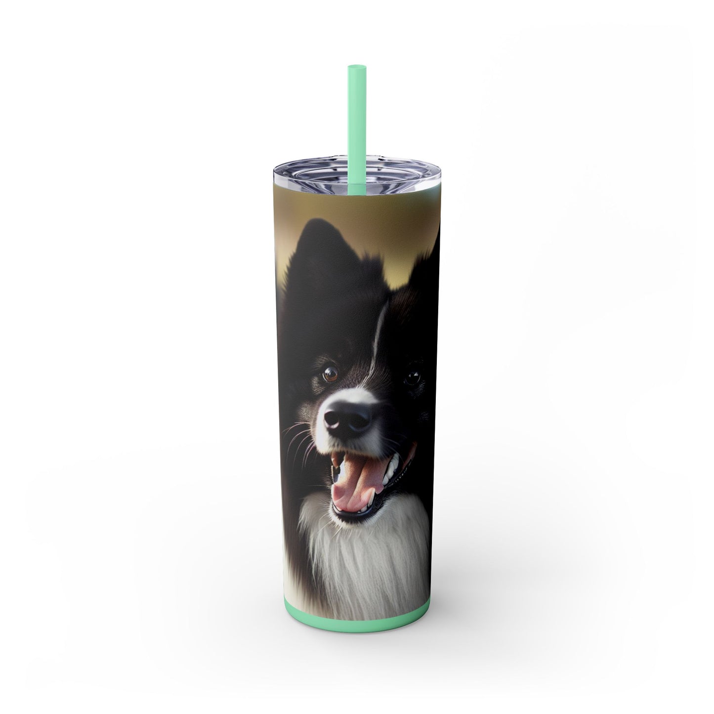 Karelian Bear Dog Tumbler with Straw, 20oz