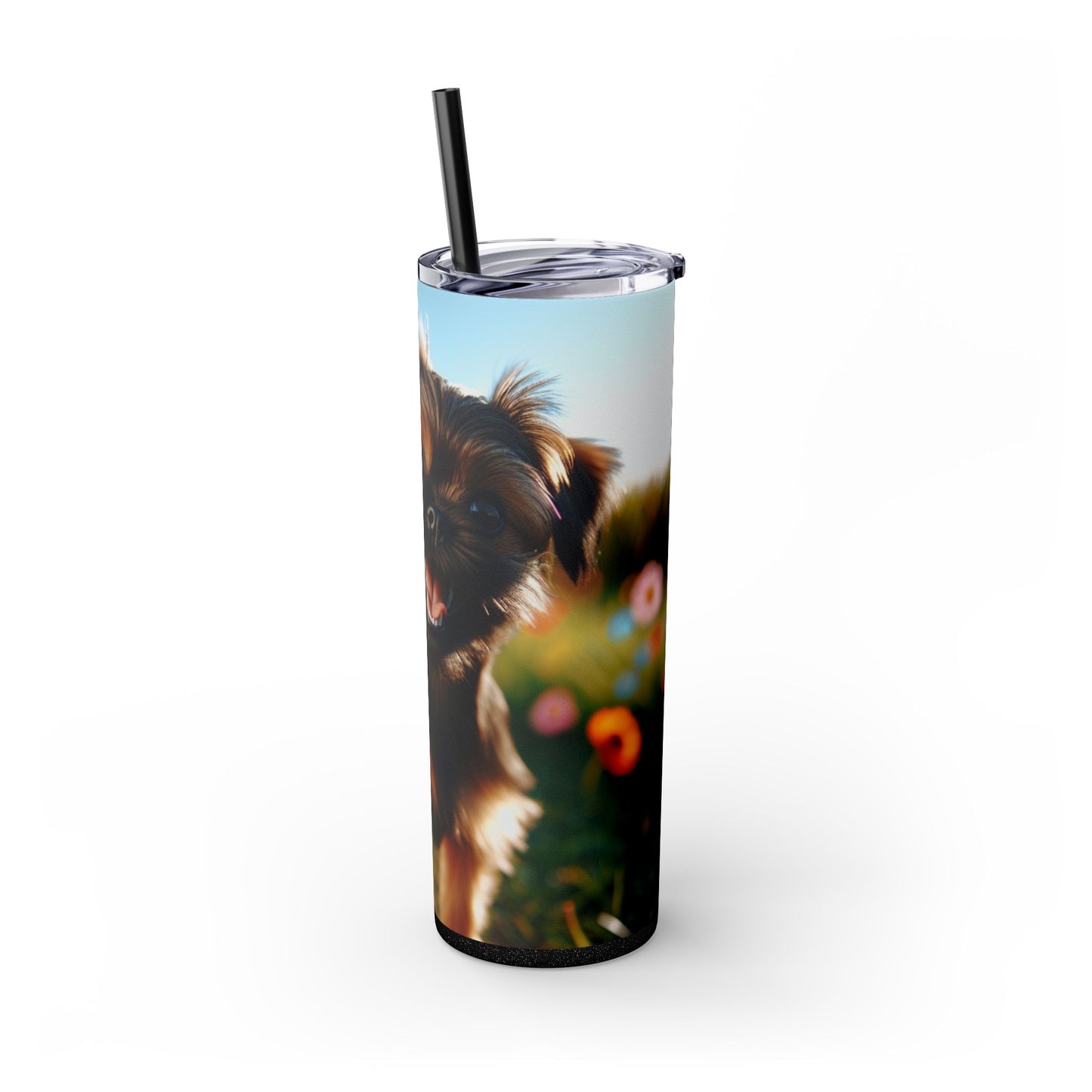 Griffon Bruxellois Tumbler with Straw, 20oz