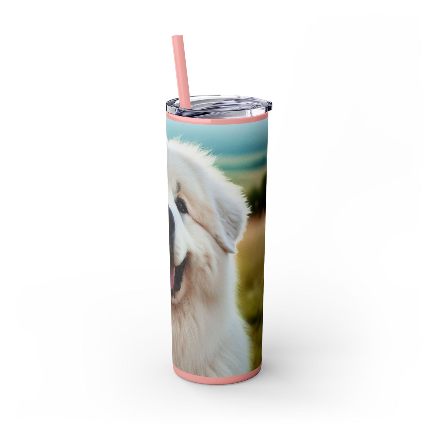 Great Pyrenees Tumbler with Straw, 20oz