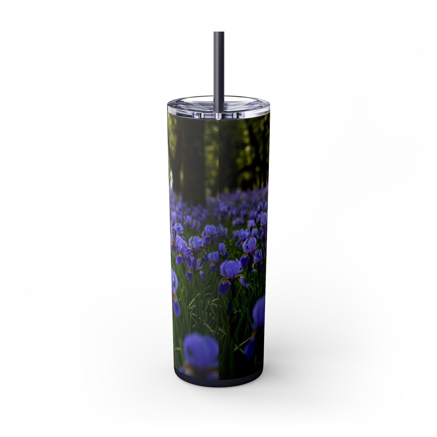 Portuguese Water Dog Skinny Tumbler with Straw, 20oz
