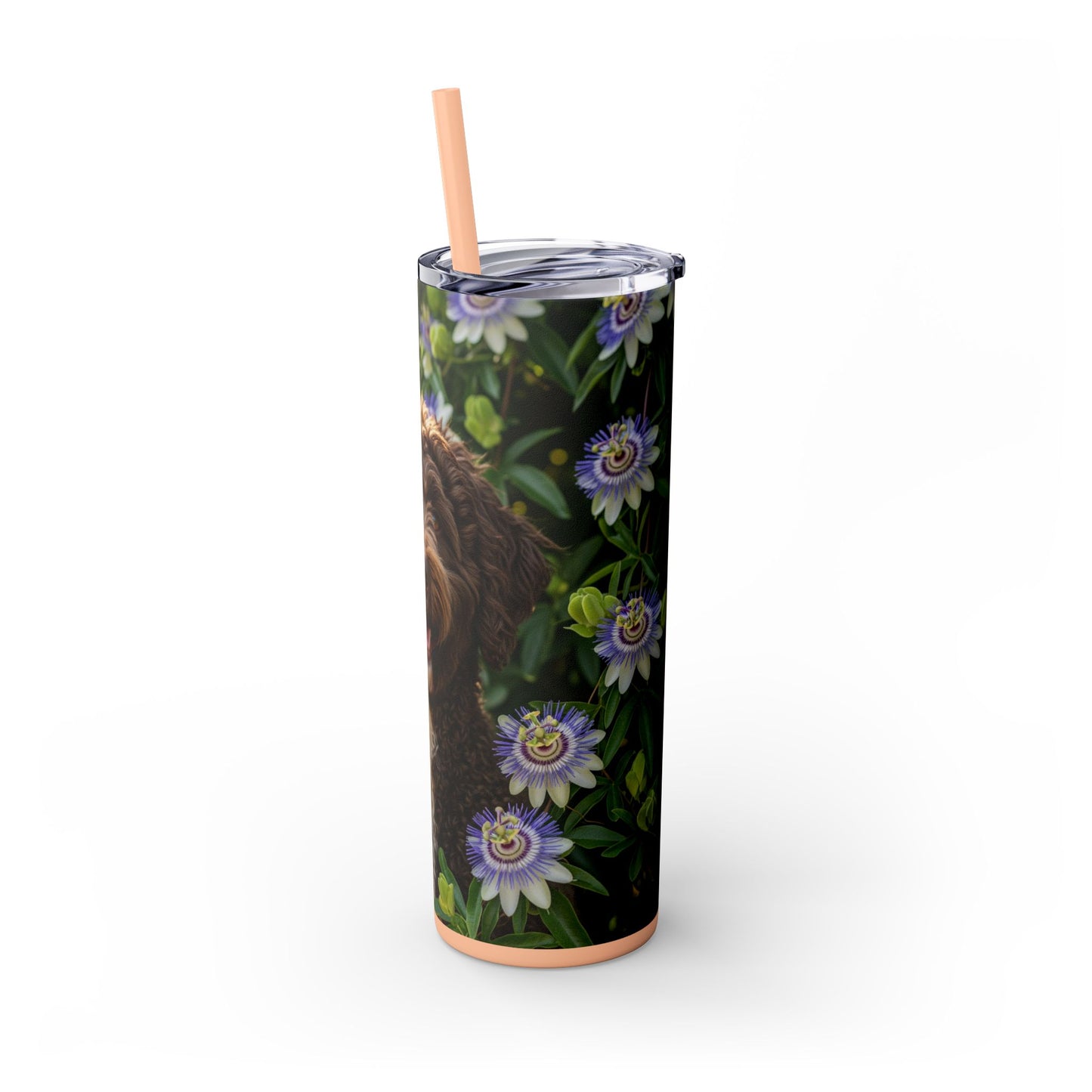 Spanish Water Dog Tumbler with Straw, 20oz