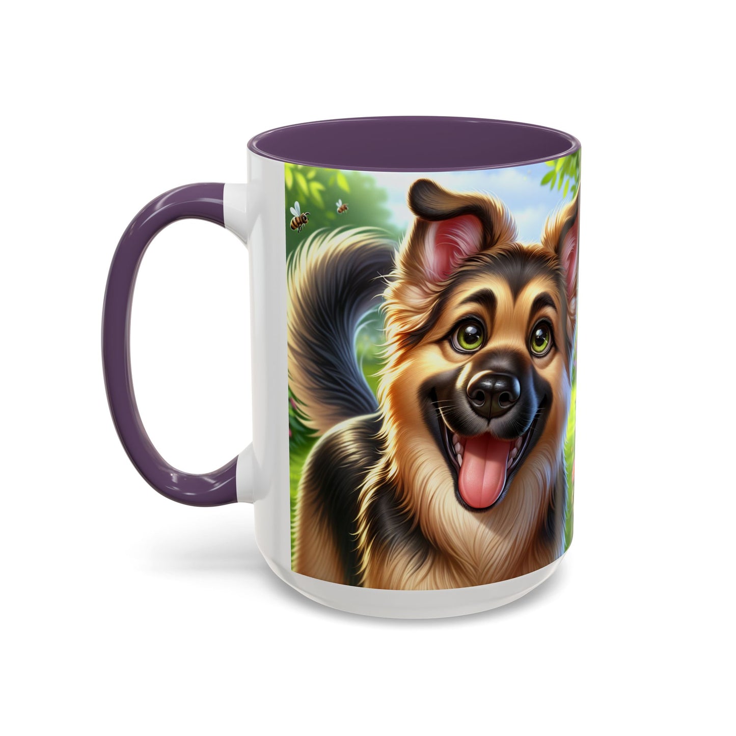 German Shepherd Accent Coffee Mug - Perfect Gift for Dog Lovers