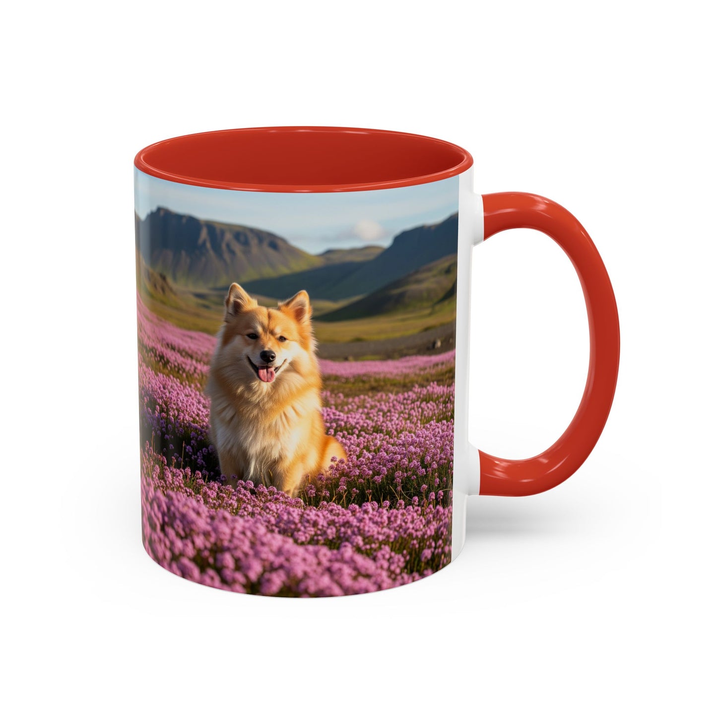 Icelandic Sheepdog Accent Coffee Mug - Perfect Gift for Dog Lovers