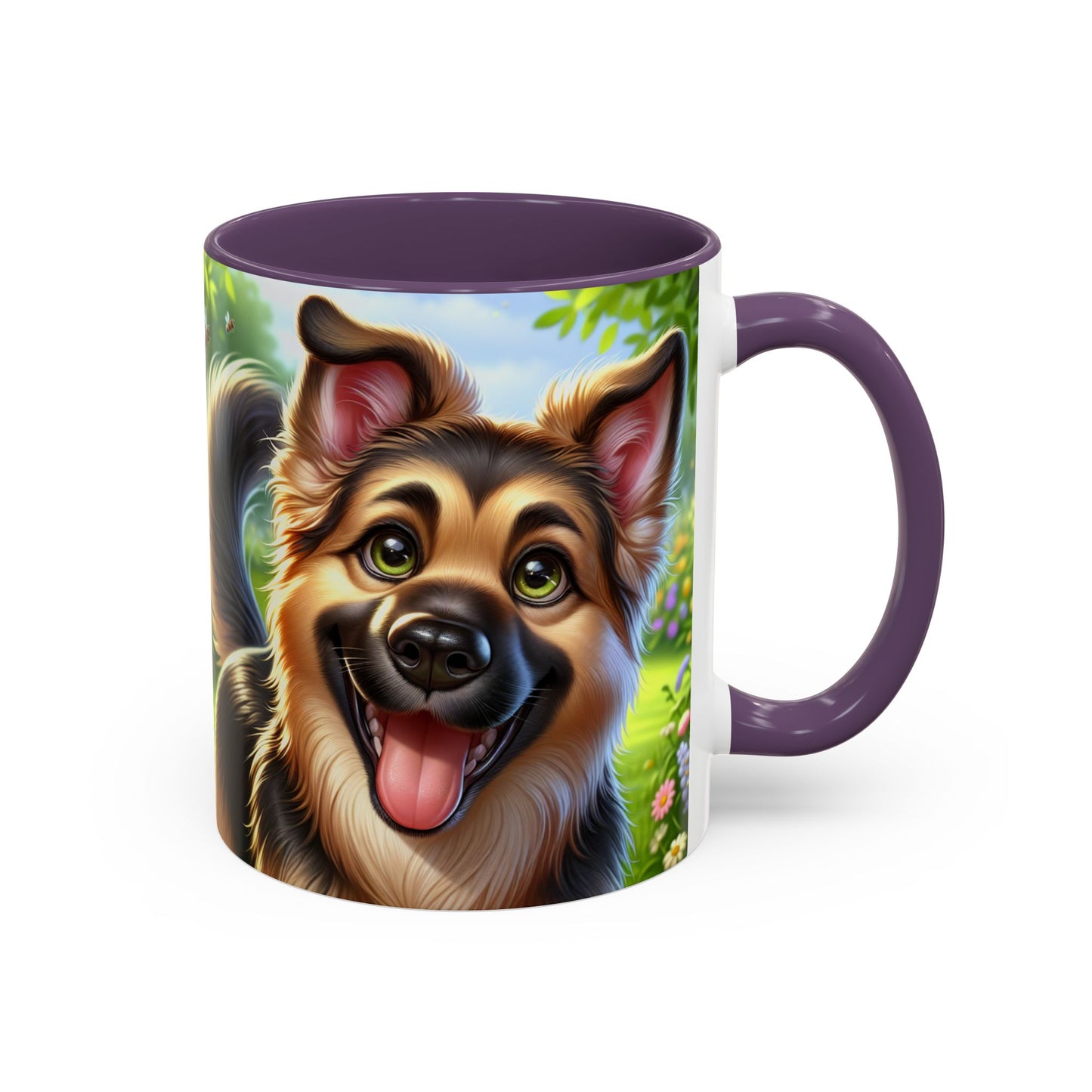 German Shepherd Accent Coffee Mug - Perfect Gift for Dog Lovers