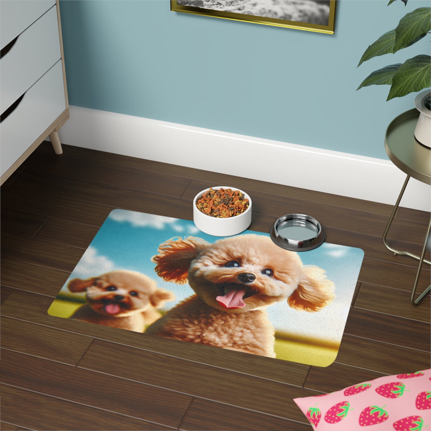 Pet Food Mat (12x18) - Toy Poodle