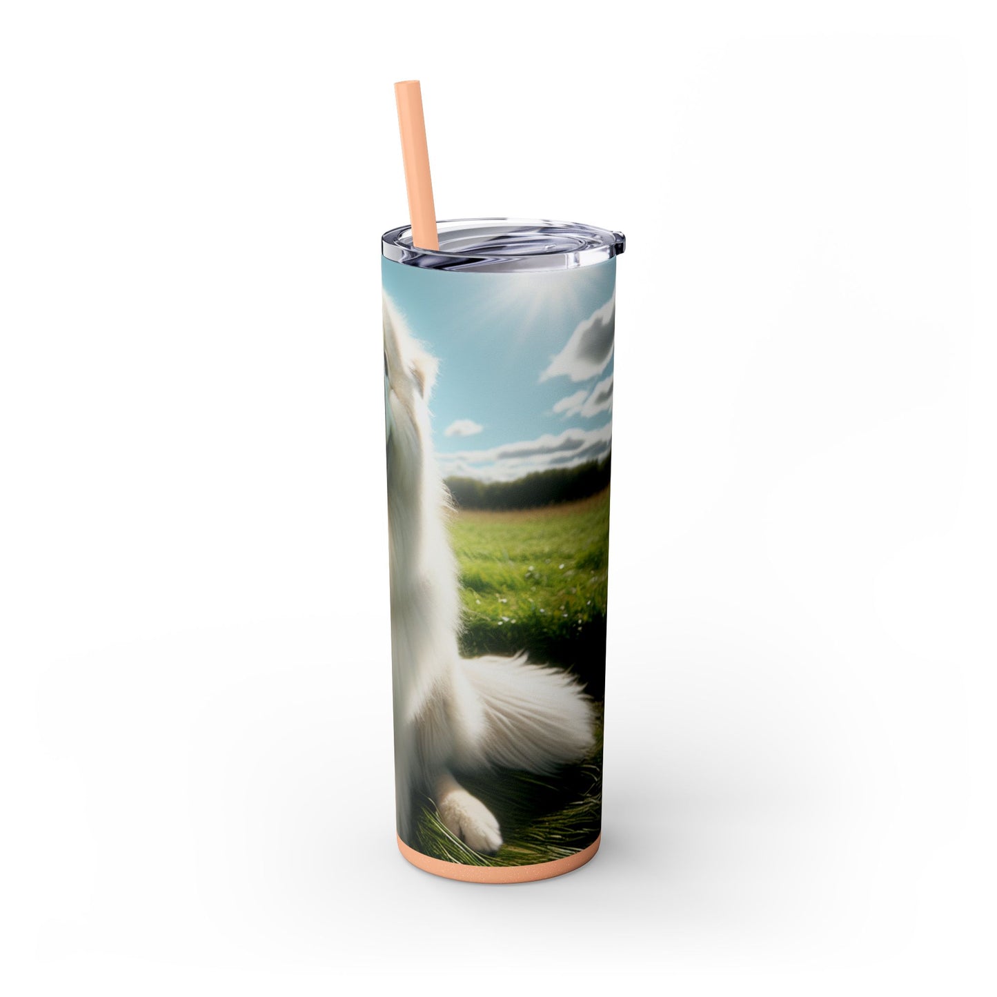 Maremma Sheepdog Tumbler with Straw, 20oz