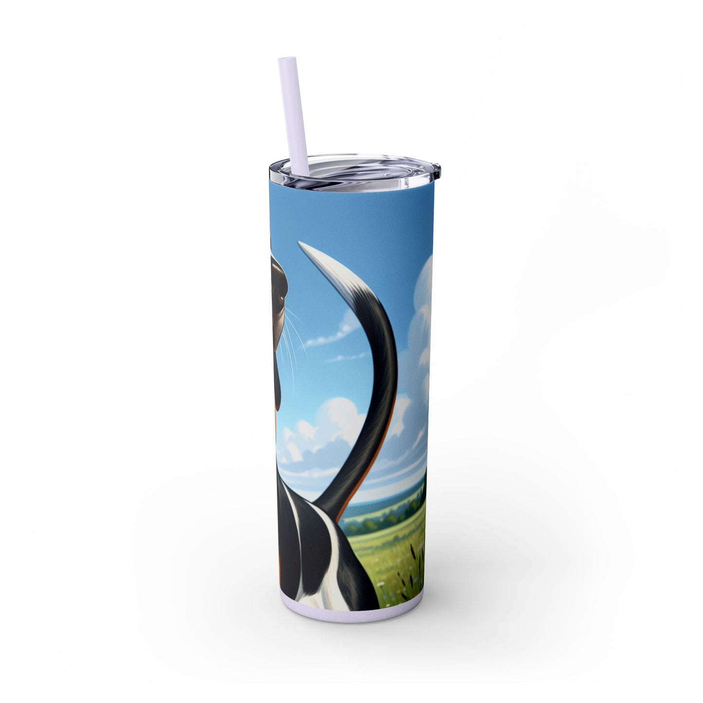 Treeing Walker Coonhound Tumbler with Straw, 20oz