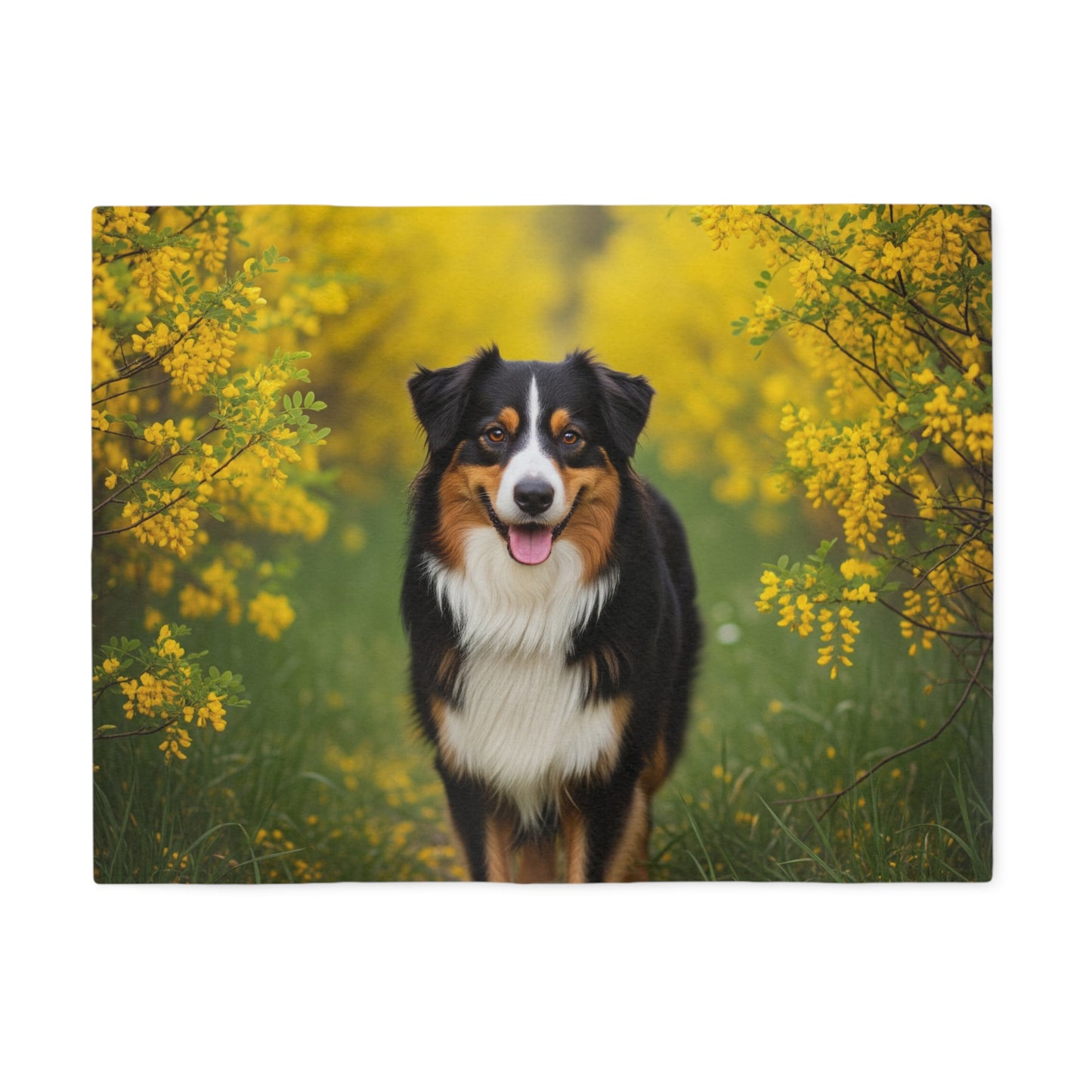 Australian Shepherd Sweatshirt Blanket