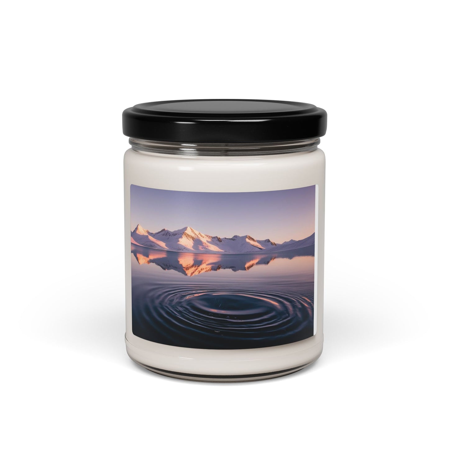 Ripple in a Snowy Mountain Lake- Scented Soy Candle, 9oz
