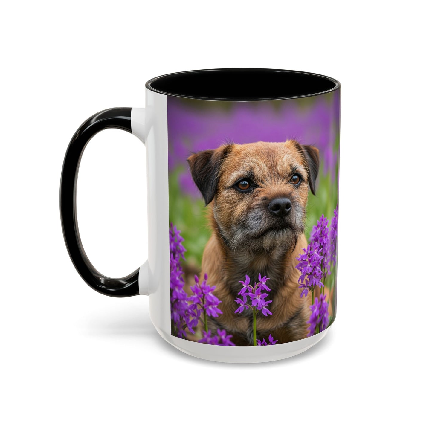 Border Terrier Accent Coffee Mug - Perfect Gift for Dog Lovers