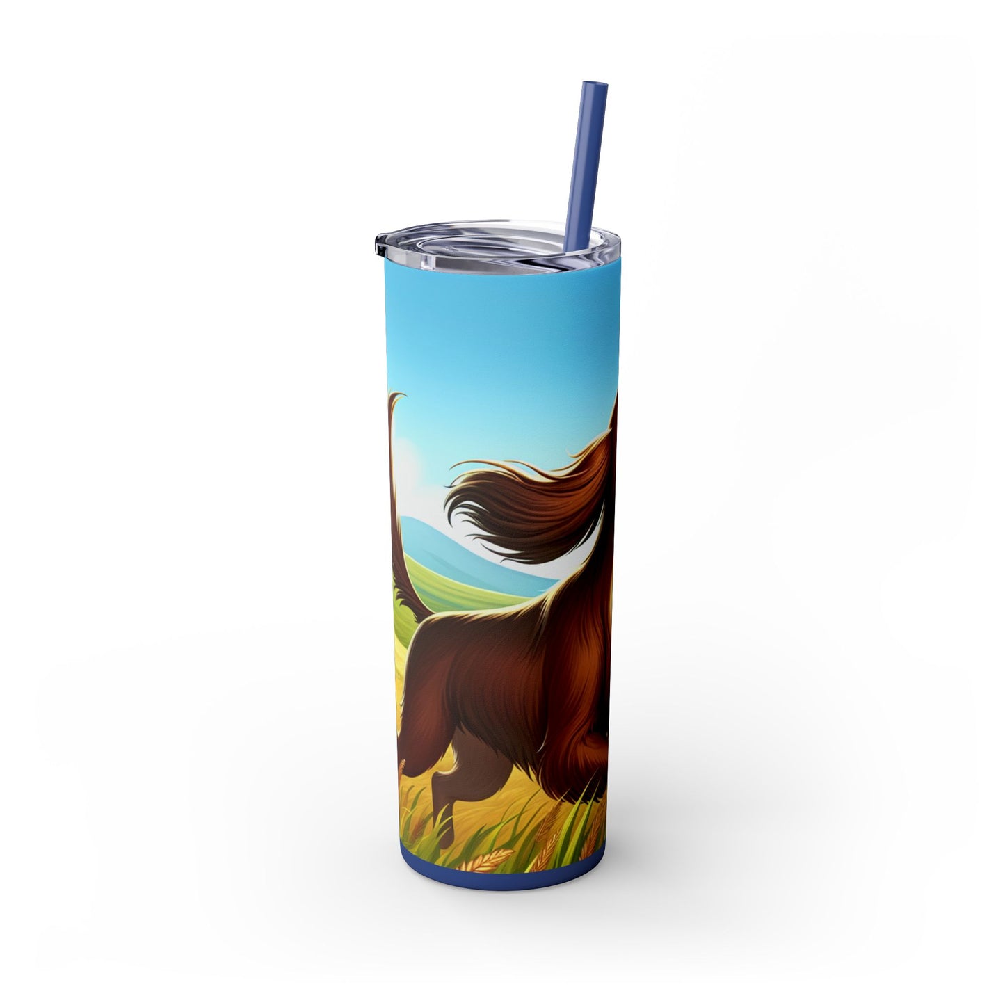 Field Spaniel Tumbler with Straw, 20oz
