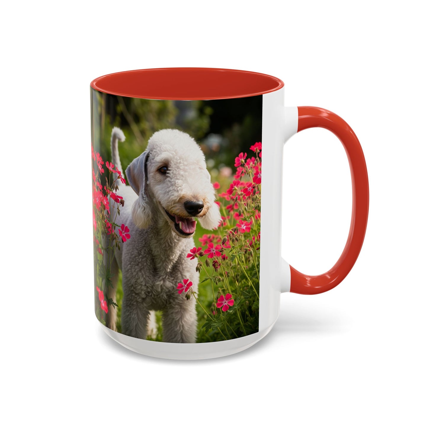 Bedlington Terrier Accent Coffee Mug - Perfect Gift for Dog Lovers