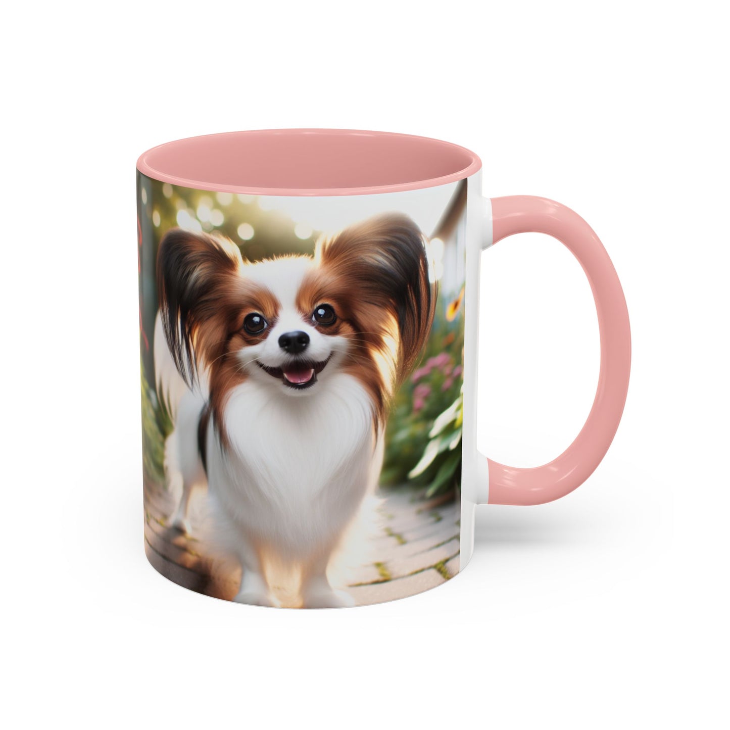Papillon Accent Coffee Mug - Perfect Gift for Dog Lovers