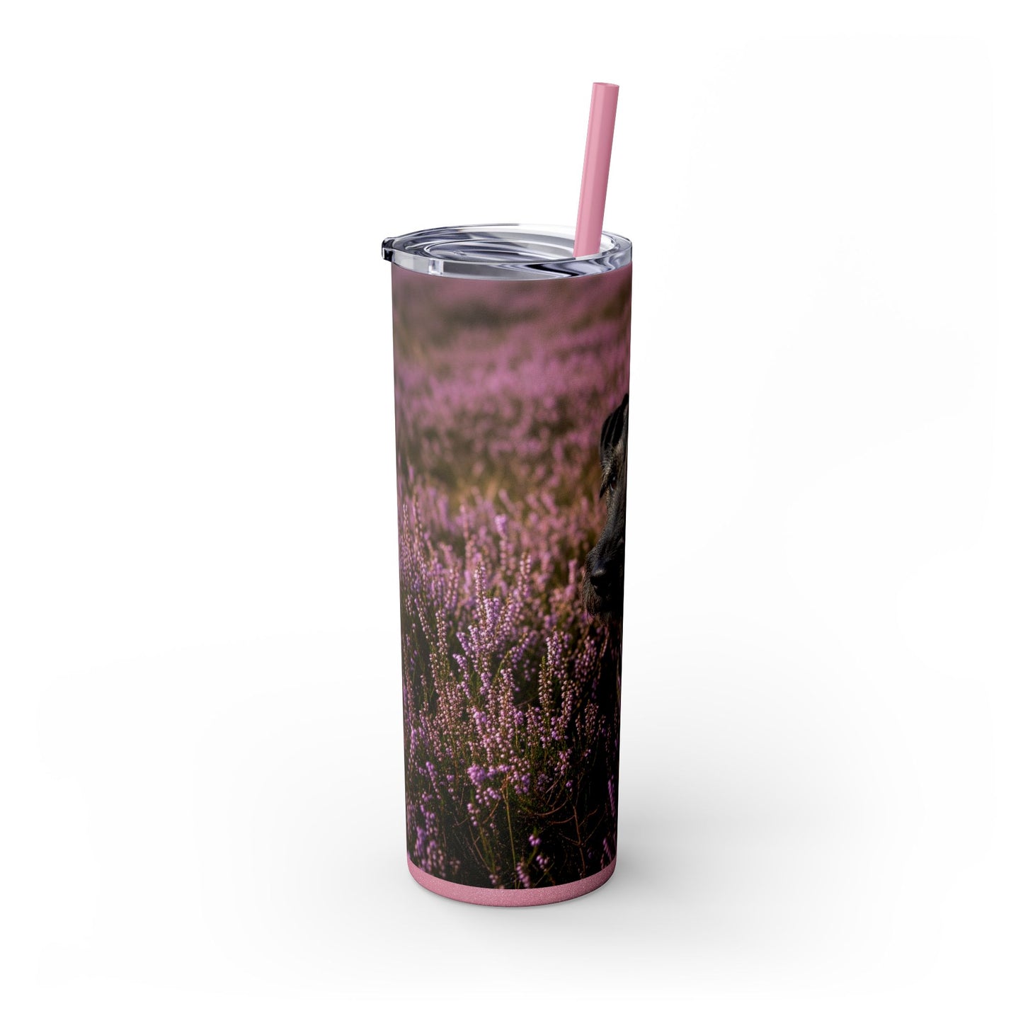Glen of Imaal Terrier Skinny Tumbler with Straw, 20oz