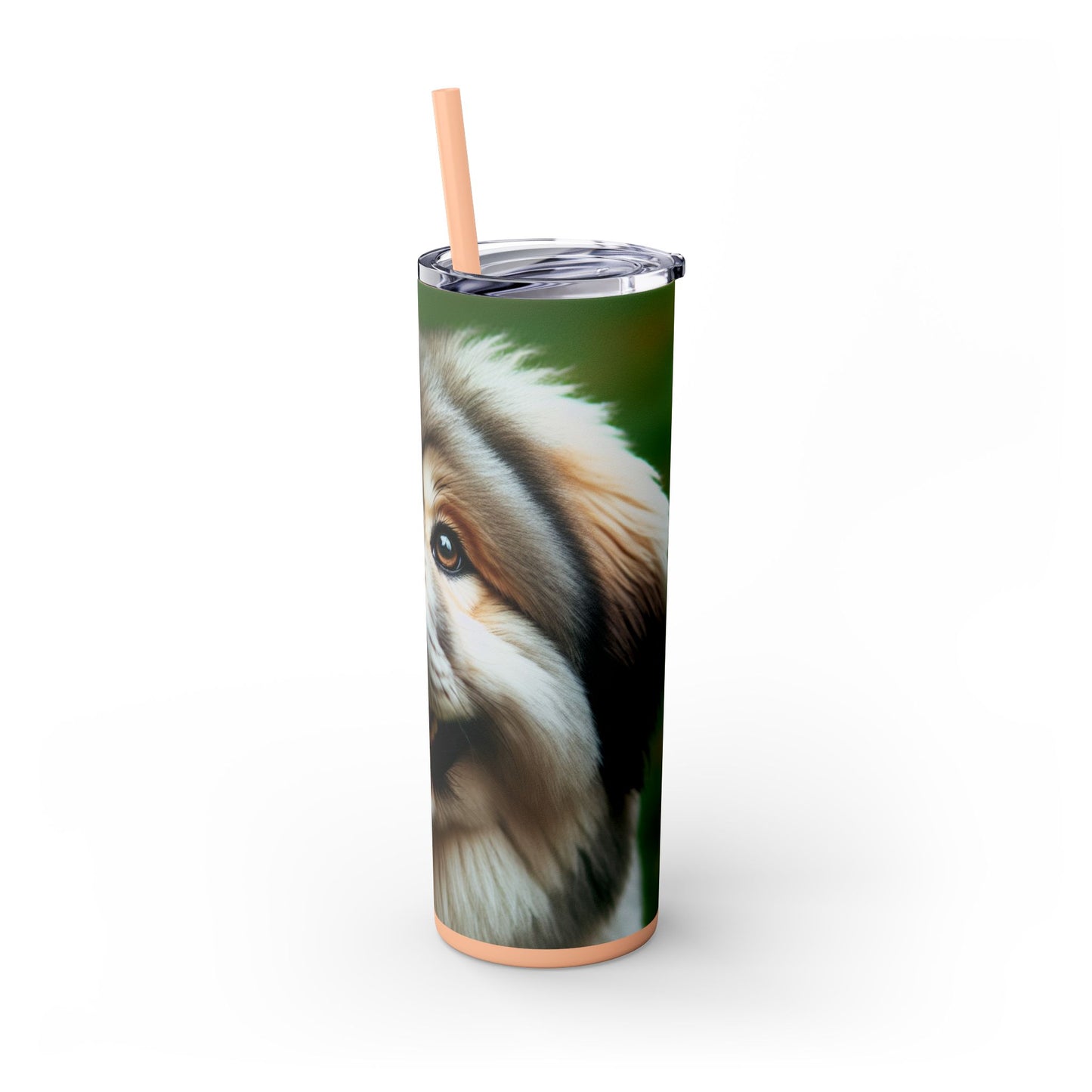 Tibetan Kyi Apso Tumbler with Straw, 20oz