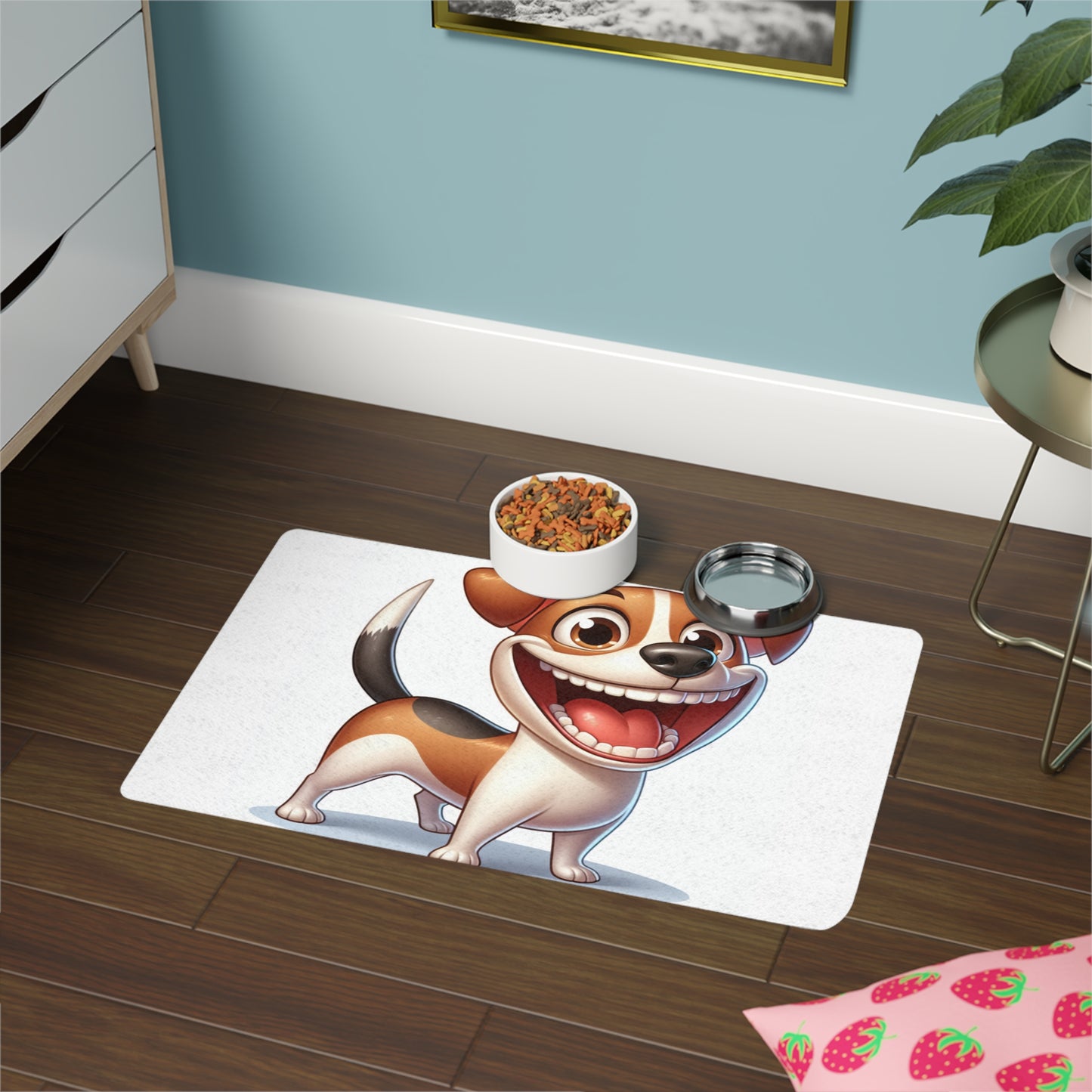 Pet Food Mat (12x18) - Teddy Roosevelt Terrier