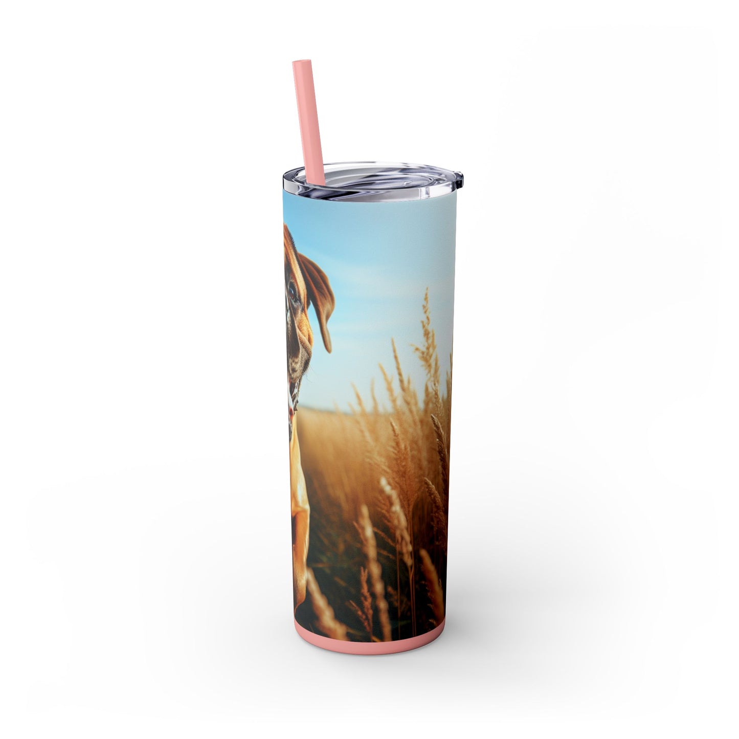 Bullmastiff Tumbler with Straw, 20oz