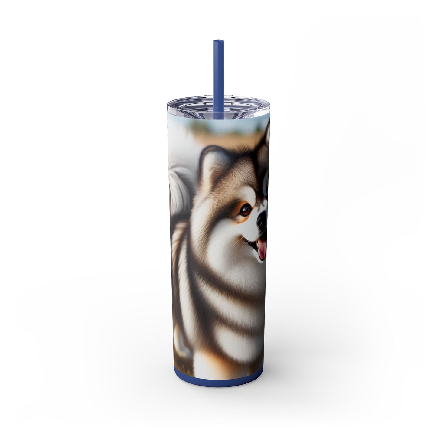 Pomsky Tumbler with Straw, 20oz