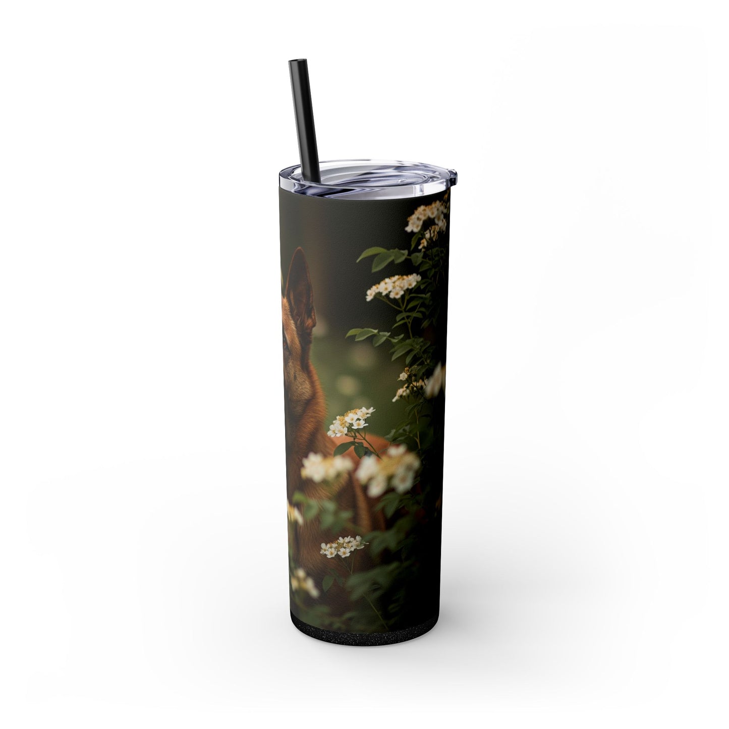 Belgian Shepherd Dog Laekenois Tumbler with Straw, 20oz