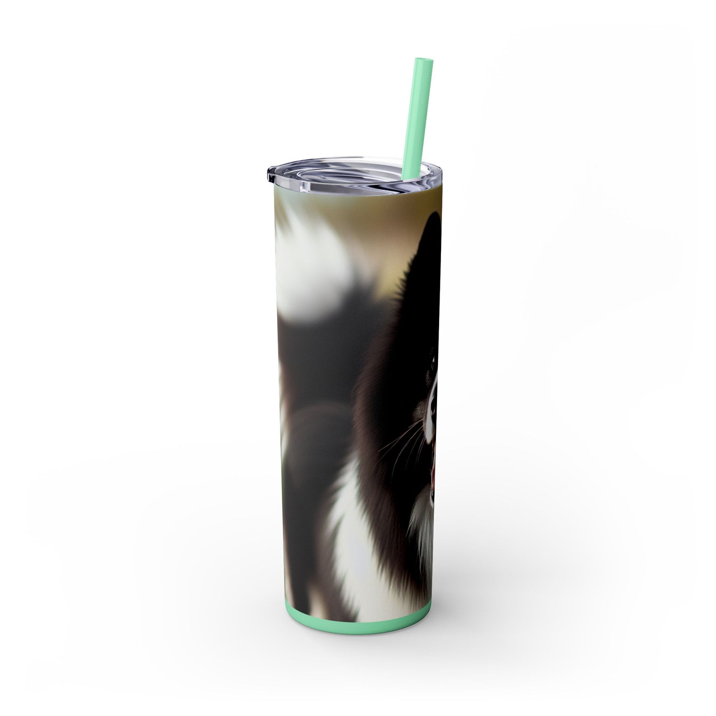 Karelian Bear Dog Tumbler with Straw, 20oz