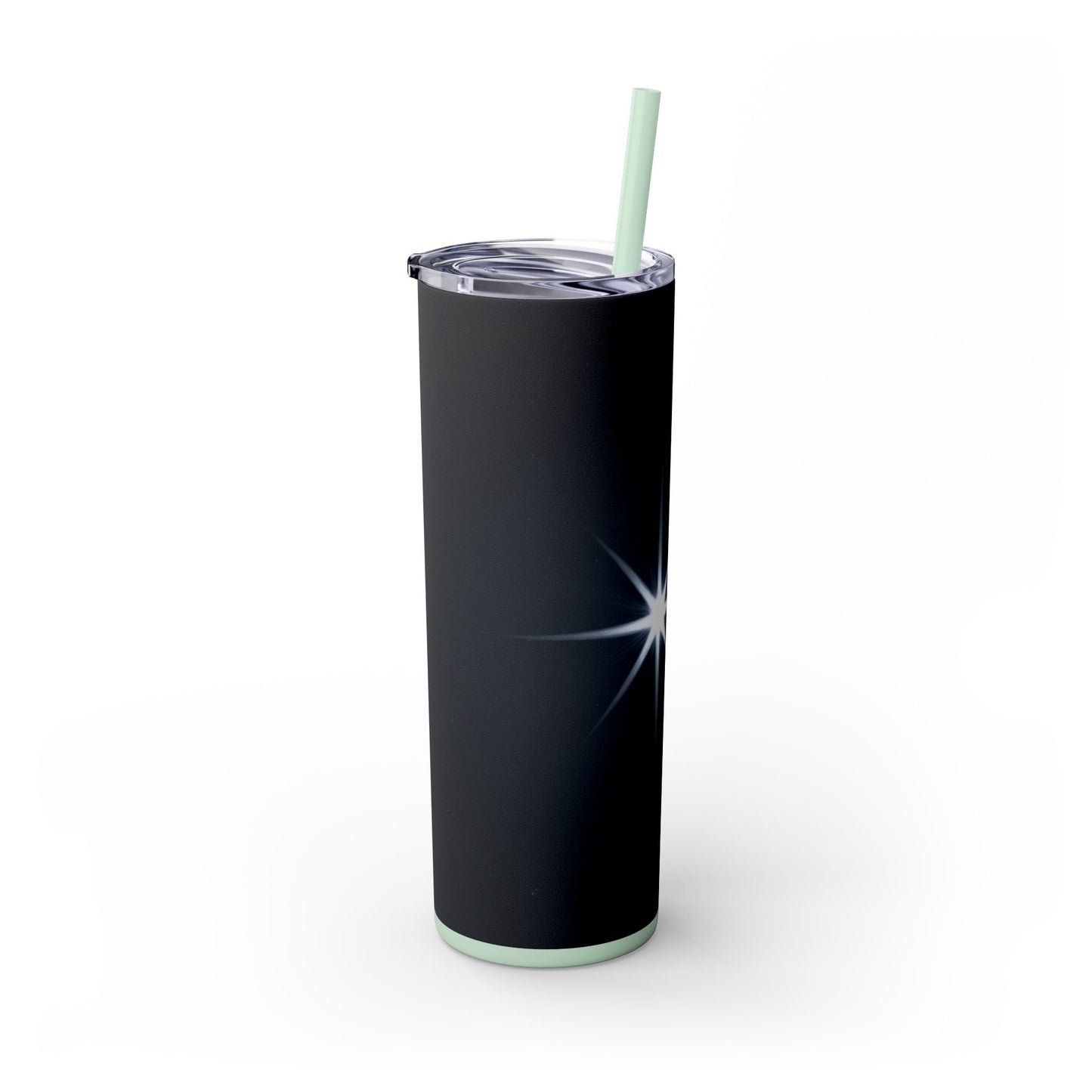 North Star Skinny Tumbler with Straw, 20oz