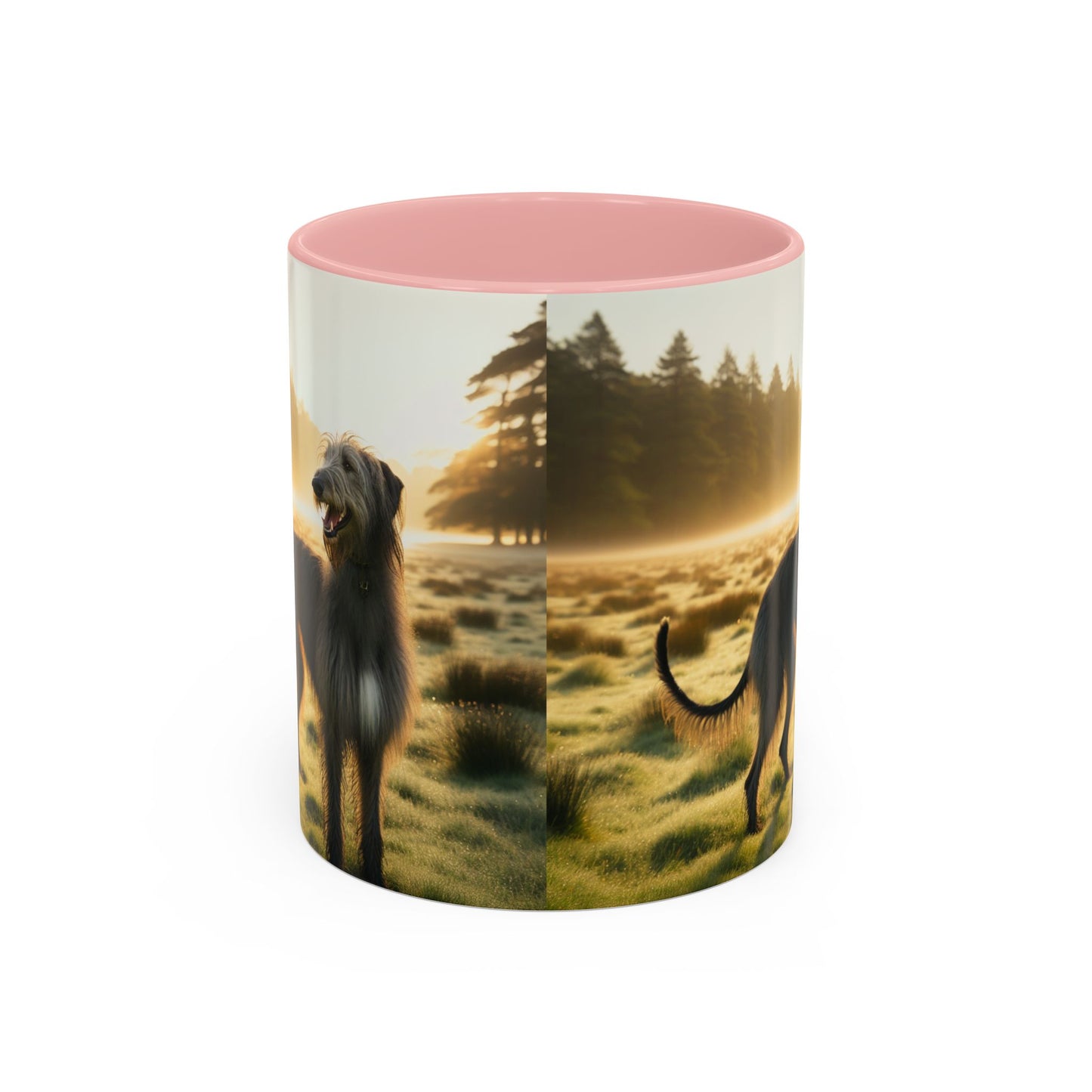Scottish Deerhound Accent Coffee Mug - Perfect Gift for Dog Lovers