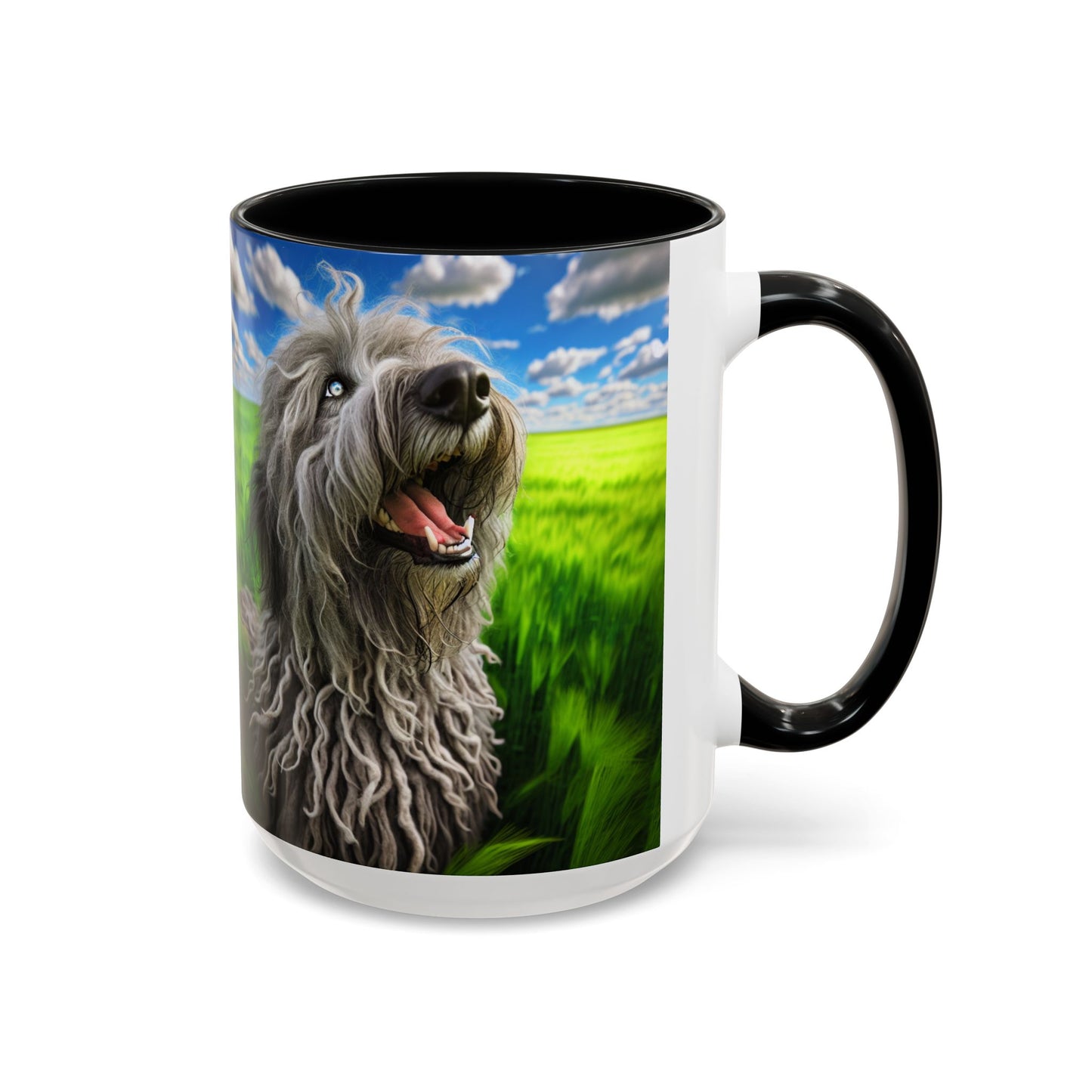 Bergamasco Shepherd Dog Accent Coffee Mug - Perfect Gift for Dog Lovers