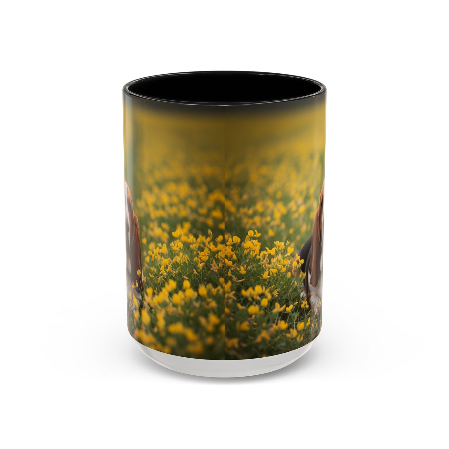 Basset Hound Accent Coffee Mug - Perfect Gift for Dog Lovers