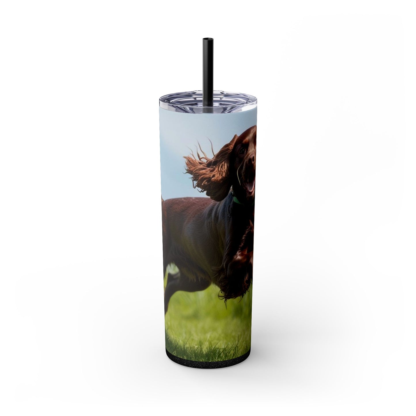 Irish Water Spaniel Tumbler with Straw, 20oz