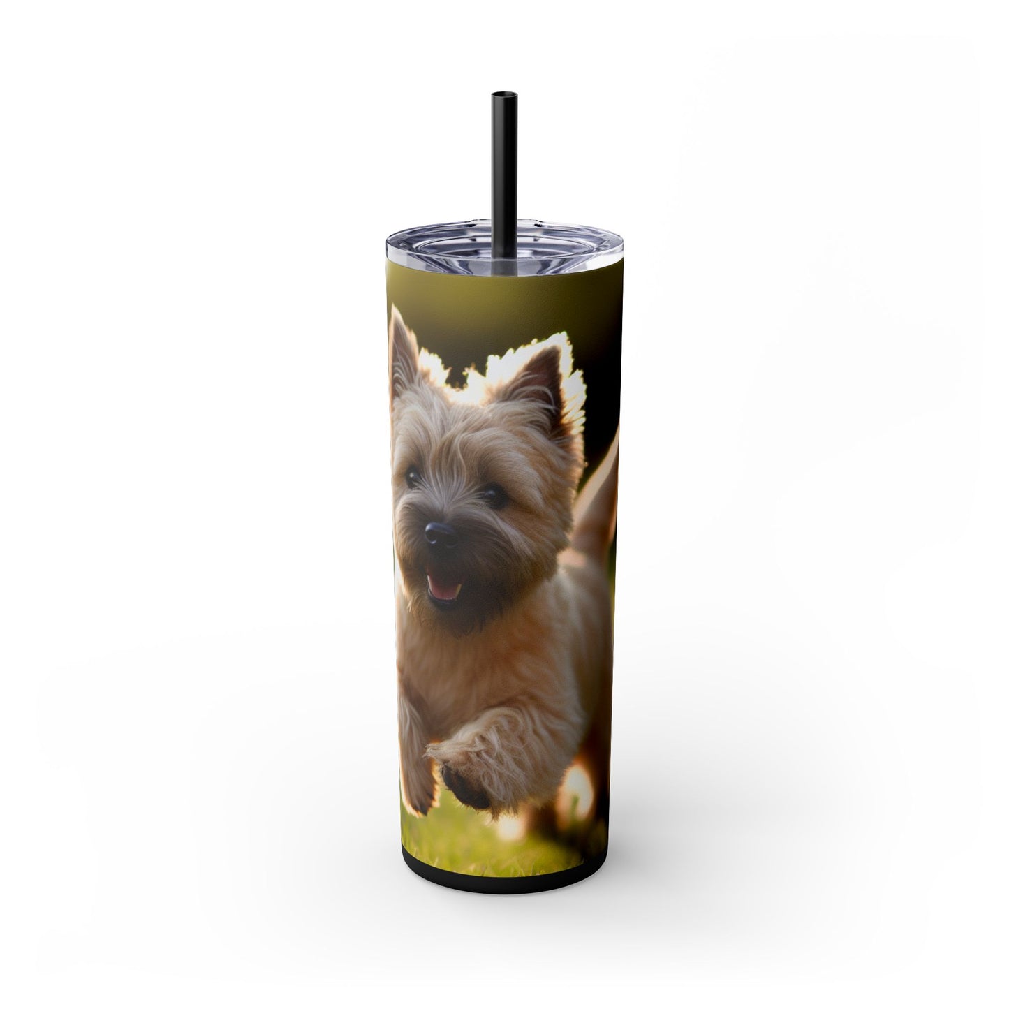 Cairn Terrier Tumbler with Straw, 20oz