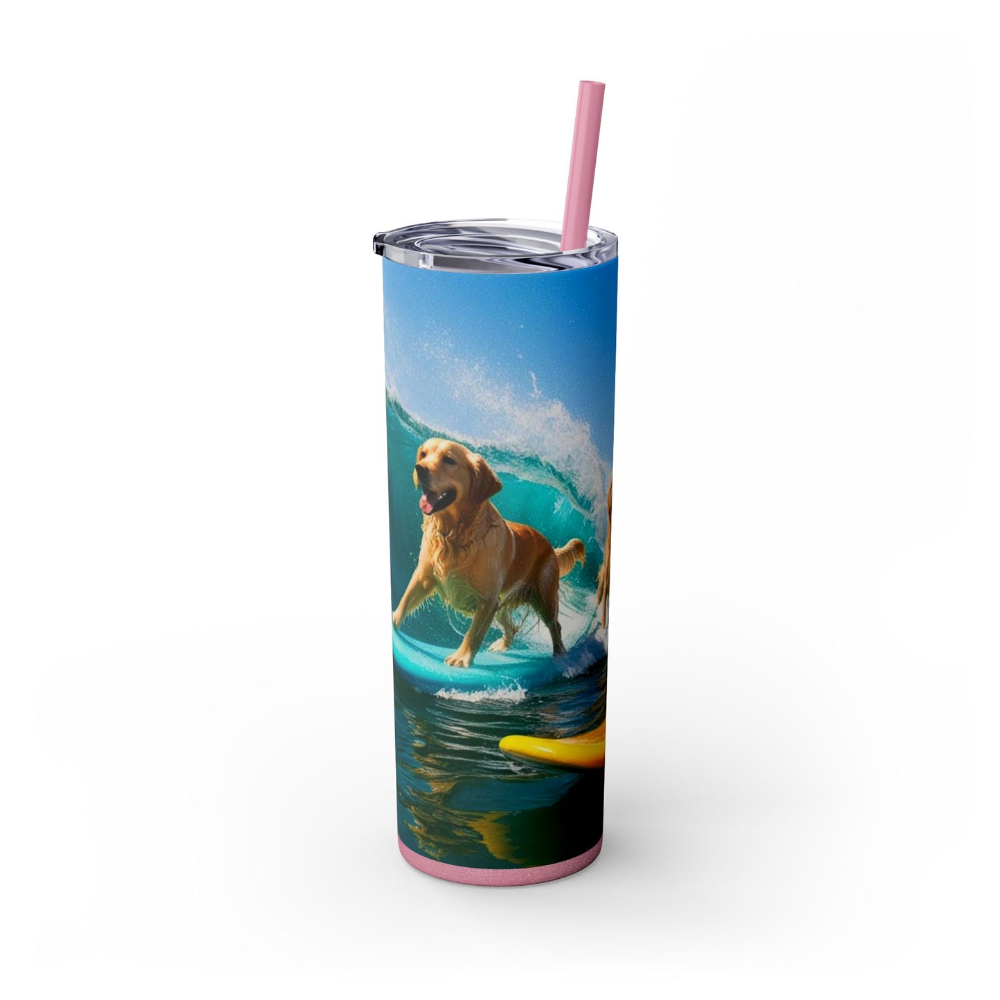 Surf Dogs Tumbler with Straw, 20oz