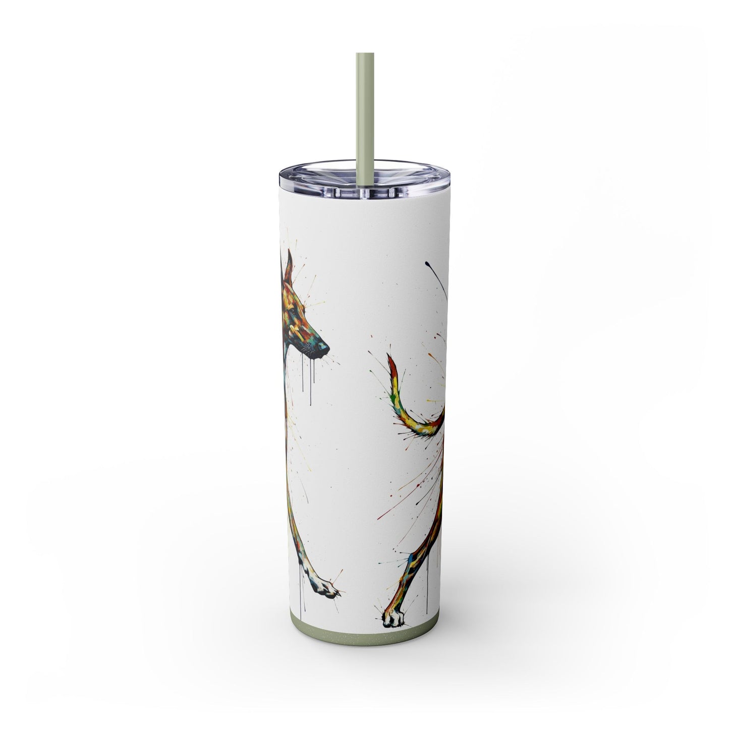 Azawakh Tumbler with Straw, 20oz