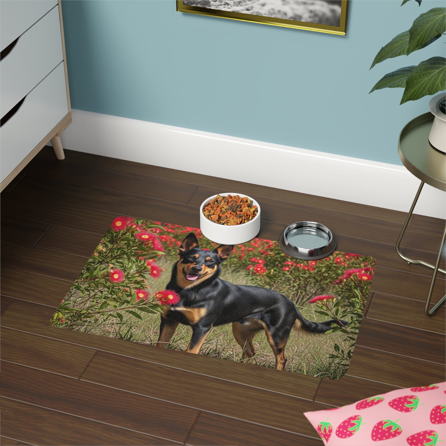 Pet Food Mat (12x18) - Australian Kelpie
