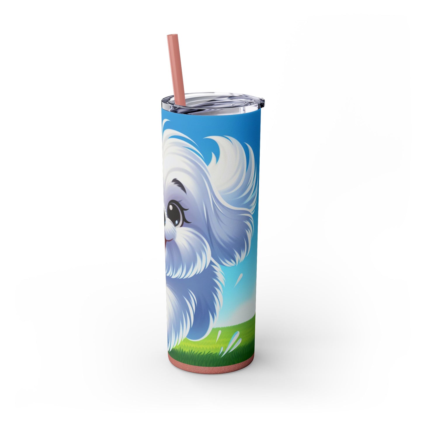 Maltese Tumbler with Straw, 20oz