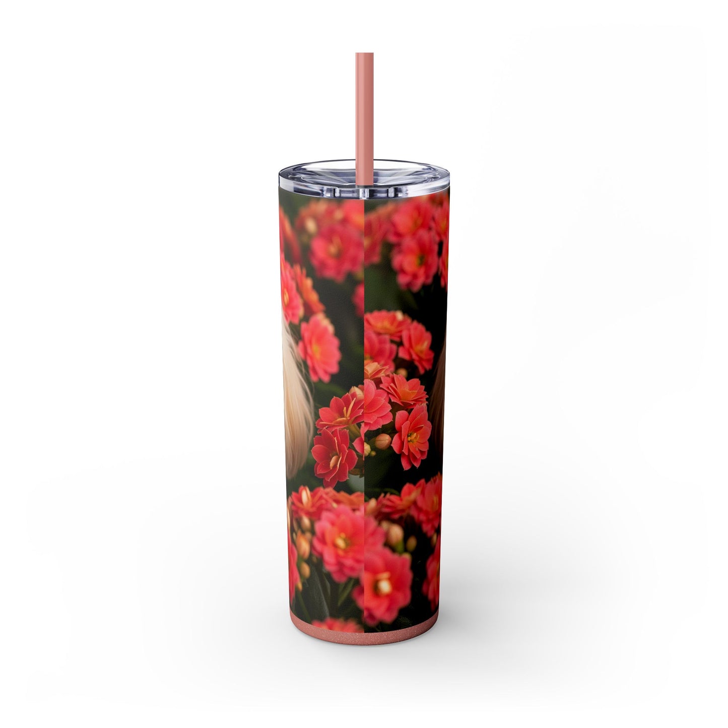 Miniature Poodle Tumbler with Straw, 20oz