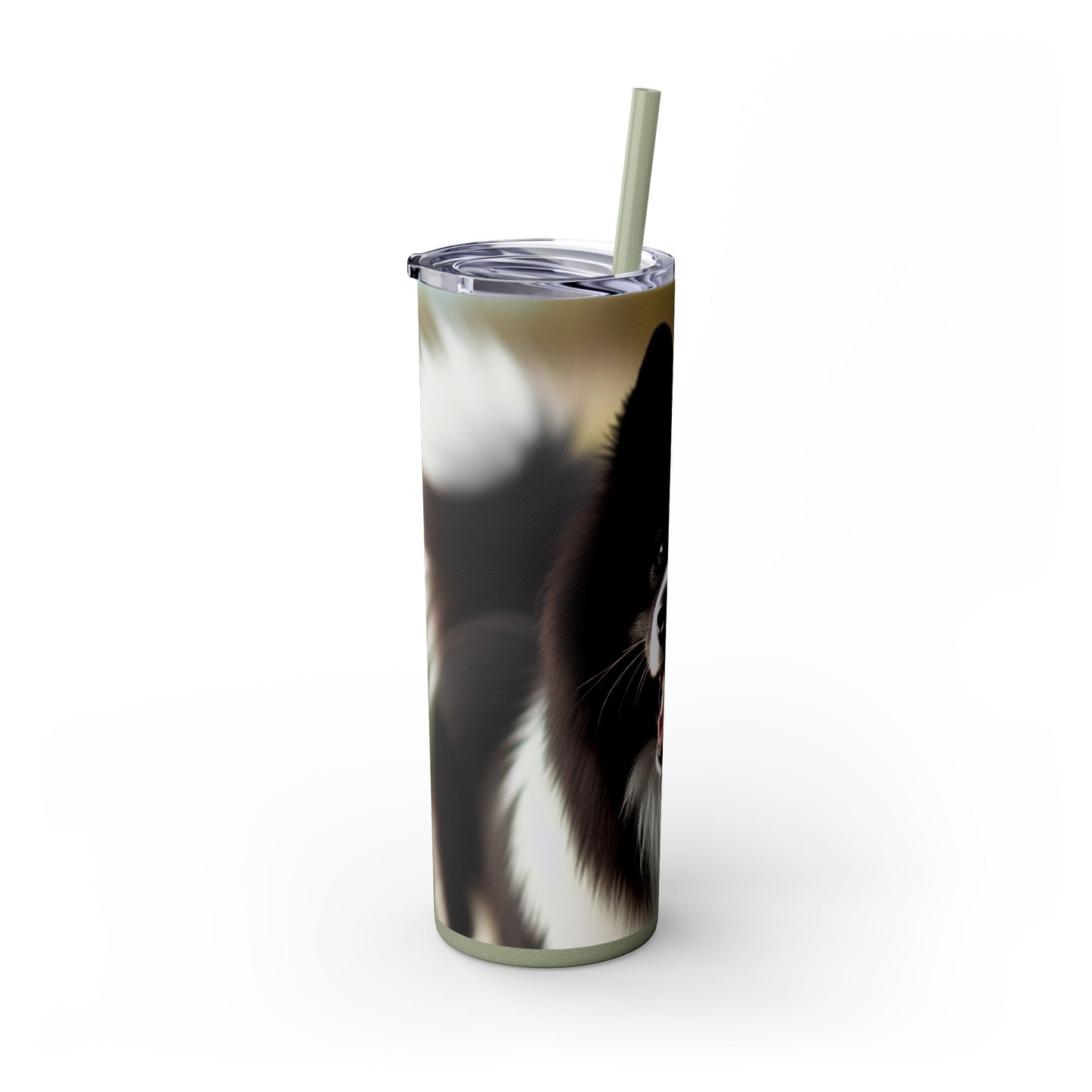 Karelian Bear Dog Tumbler with Straw, 20oz