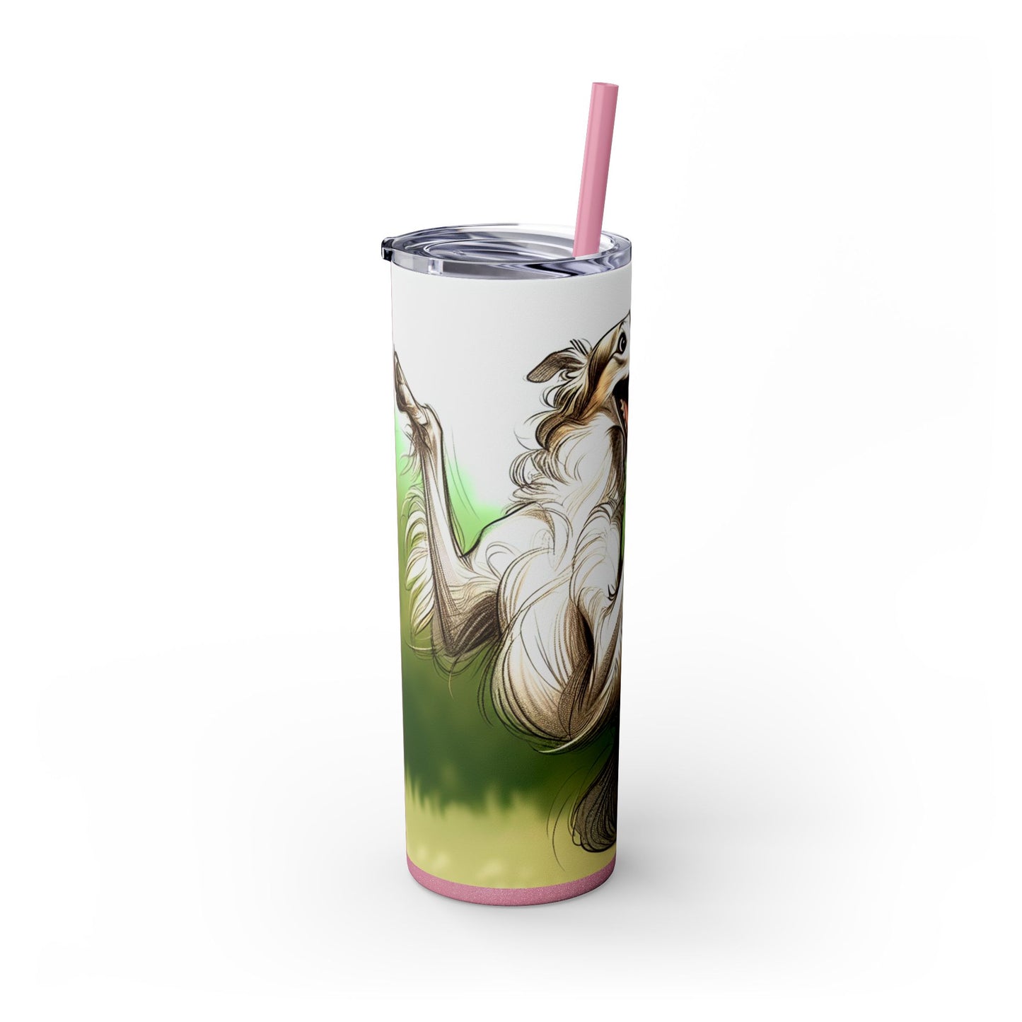 Borzoi Tumbler with Straw, 20oz